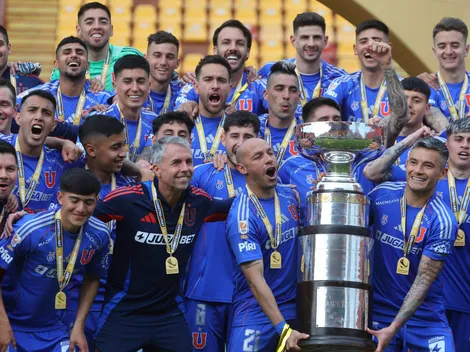 "Hijos de Piñera, nietos del general": el mensaje del camarín de la U