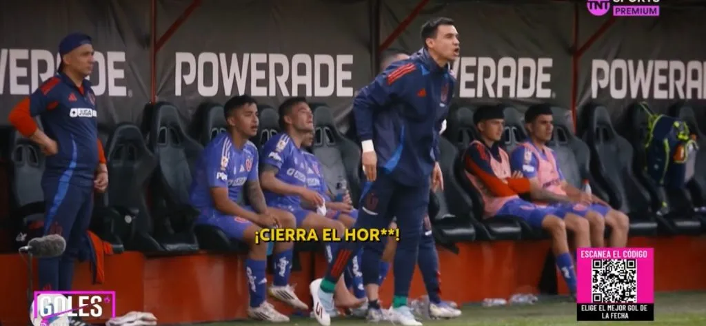 El momento más tenso de los gritos de Toselli con Emiliano Amor en la Supercopa. Foto: TNT Sports.