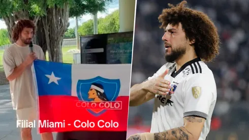 Falcón agradeció el cariño de los hinchas de Colo Colo