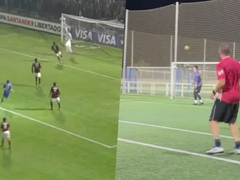 Video: Montillo repite su golazo ante Flamengo en una pichanga