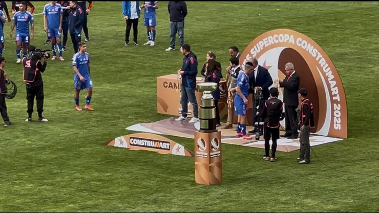 El momento de Leandro Fernández en la premiación.