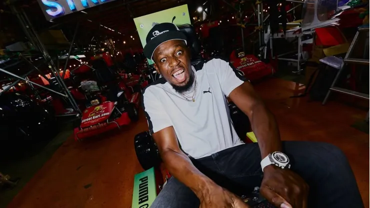 Usain Bolt hoy se cansa subiendo una escalera