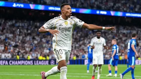 Kylian Mbappé le dio los primeros tres puntos al Real Madrid en la UEFA Champions League.
