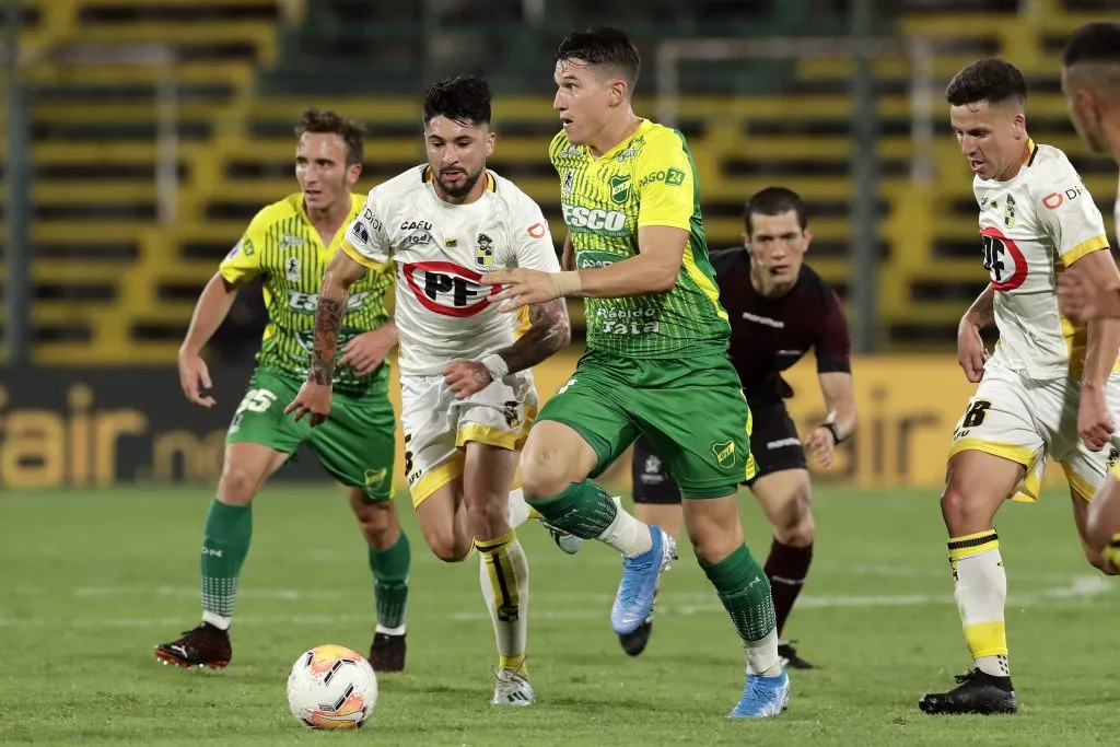 Eugenio Isnaldo jugó en Defensa y Justicia entre el 2018 ty el 2021/Getty Images)