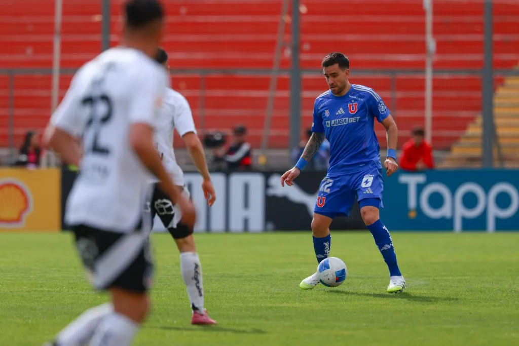 Matías Zaldivia aseguró que la U no se baja de la lucha por la Liga de Primera y la Copa Sudamericana. Foto: Photosport.