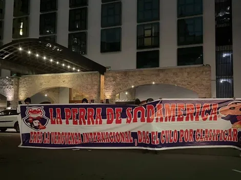 Los violentos lienzos contra la U que aparecieron en Perú