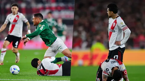 River y Paulo Díaz sufrieron ante Palmeiras.