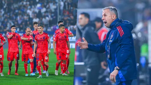 La molestia del DT de U de Chile.