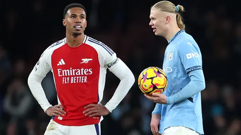 Gabriel y Erling Haaland es uno de los duelos a seguir en Arsenal vs Manchester City, en la quinta fecha de la Premier League.