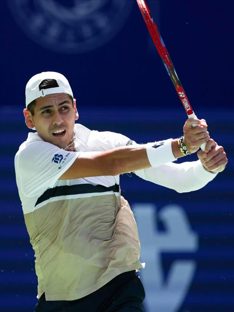 Alejandro Tabilo en el ATP 250 de Chengdú (Foto: Chengdu Open)