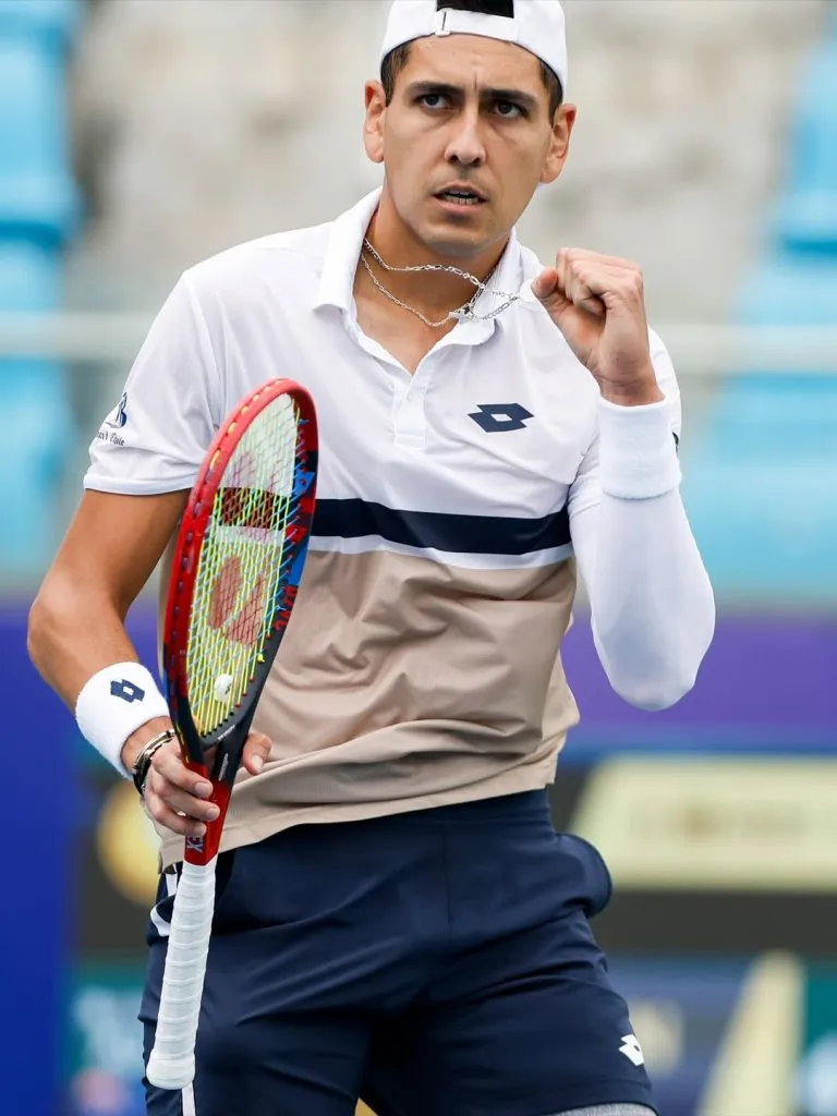 Alejandro Tabilo en el ATP 250 de Chengdú (Foto: Chengdu Open)