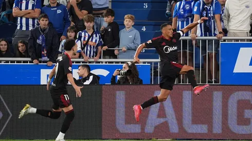 Alexis marcó el 2-1 para el Sevilla ante el Alavés.