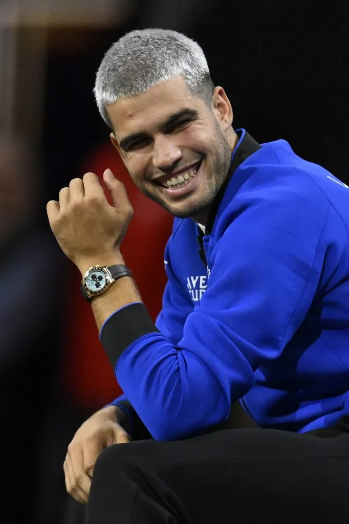 Carlos Alcaraz del Team Europa en la Laver Cup 2025 (Getty Images).