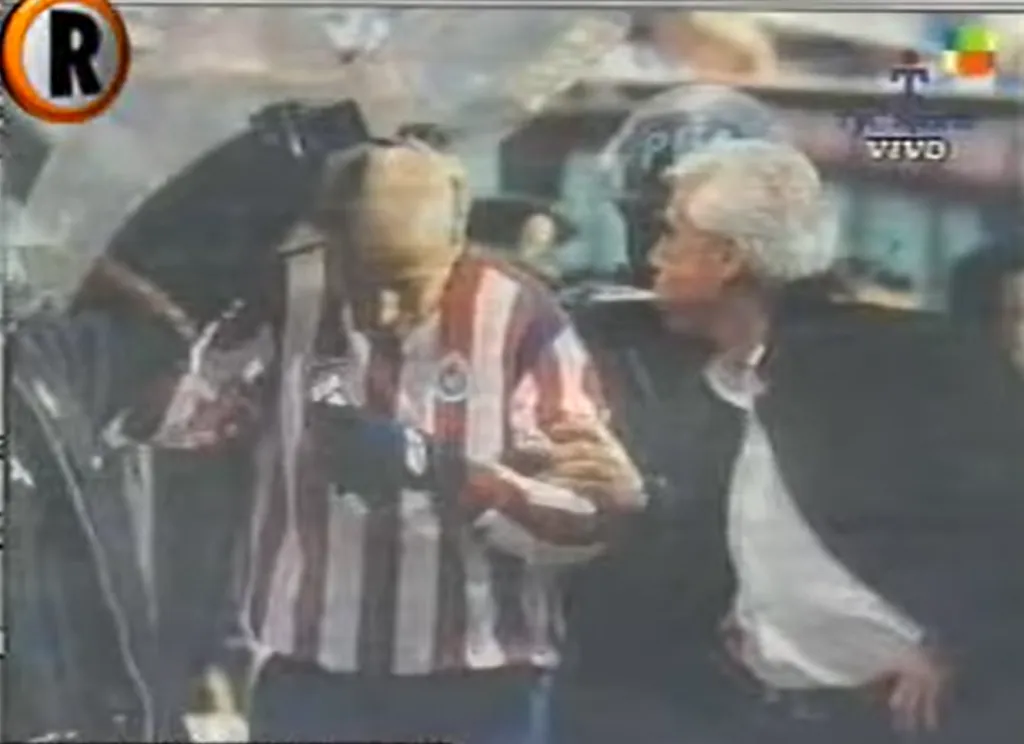 La imagen que delató al Chino Benítez. (Captura).