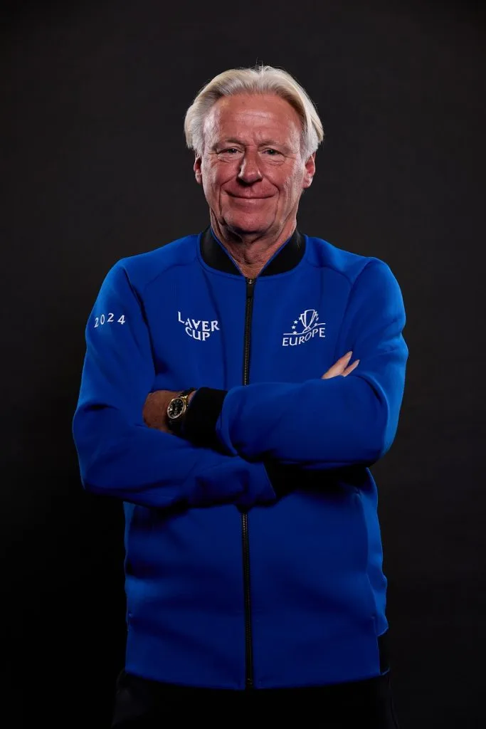 Bjorn Borg, capitán del Team Europa en la Laver Cup 2024 (Getty Images).