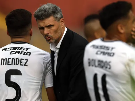 Fernando Ortiz llegó recién y empieza a jugarse su continuidad en Colo Colo