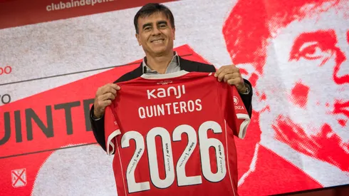 Gustavo Quinteros tuvo su presentación oficial como DT de Independiente de Avellaneda.
