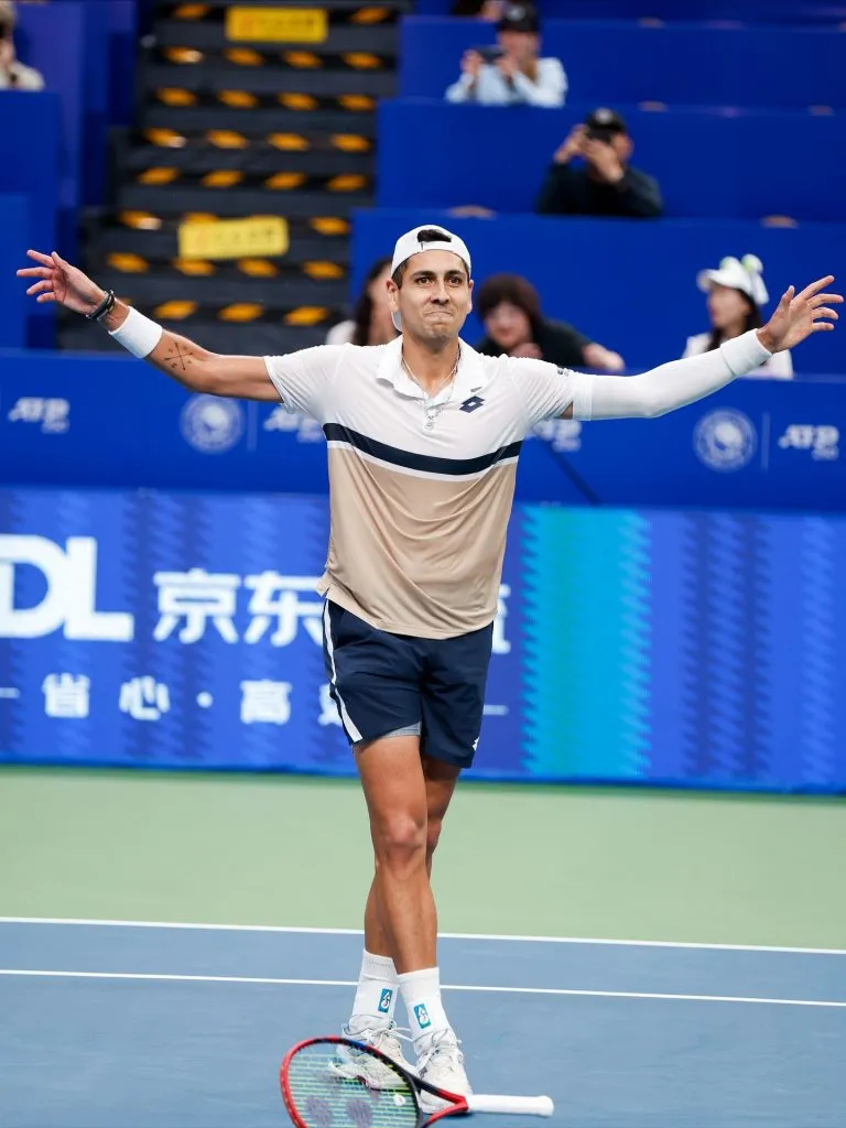 Alejandro Tabilo en el ATP de Chengdú (Foto: Chengdú Open).