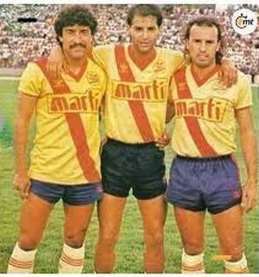 Marco Figueroa y el Pelé Vera en el Morelia. También fueron compañeros en el Tampico Madero. (Foto: Mediotiempo).