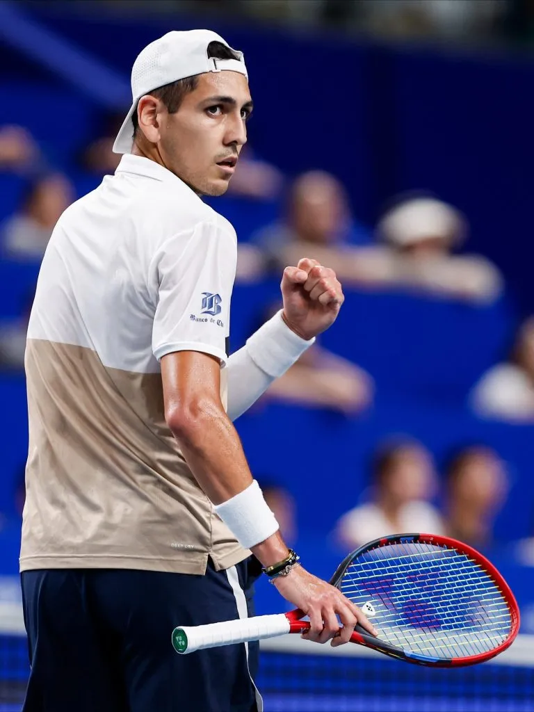 Alejandro Tabilo en el ATP 250 de Chengdú (Foto: Chengdu Open).