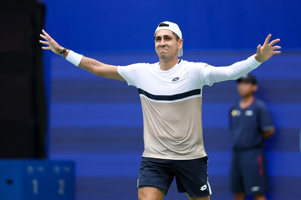 Alejandro Tabilo en el ATP 250 de Chengdú (Foto: Chengdu Open).