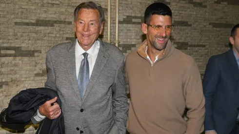 Nikola Pilic y Novak Djokovic