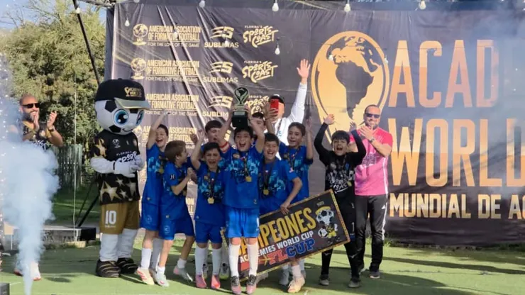 La celebración de los campeones.