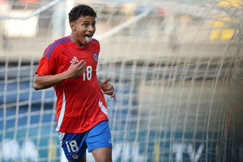 Rossel suele ser el 9 de Nicolás Córdova en la Sub-20 | Photosport