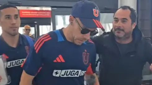 Marcelo Díaz viajó con la U rumbo a La Serena.