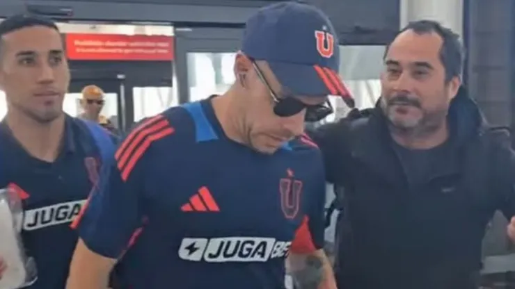 Marcelo Díaz viajó con la U rumbo a La Serena.