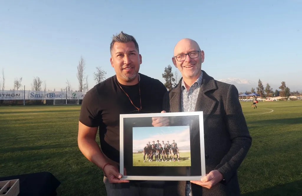 El embajador de Australia junto a Luis Marín