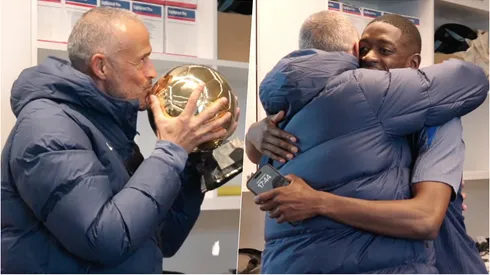 Así reaccionó Luis Enrique al Balón de Oro de Dembélé