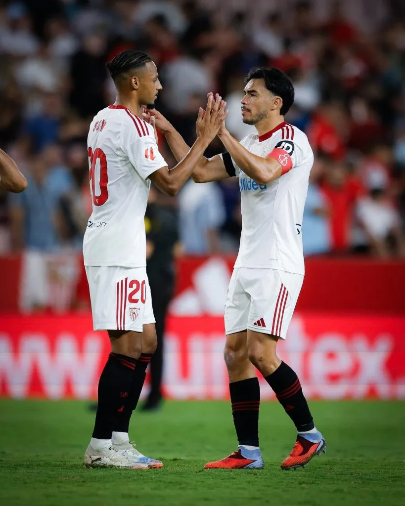 Gabriel Suazo fue elegido por el propio capitán del Sevilla como su sucesor. Foto: Sevilla.