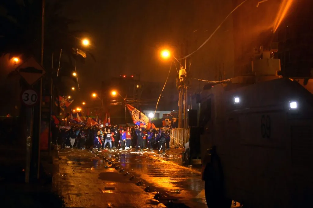 Incidentes en La Serena. Foto: Alejandro Pizarro Ubilla /Photosport