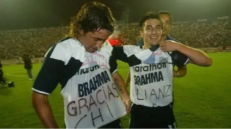 Rodrigo Pérez y Fernando Martel en Alianza Lima en 2006. Imagen: Archivo