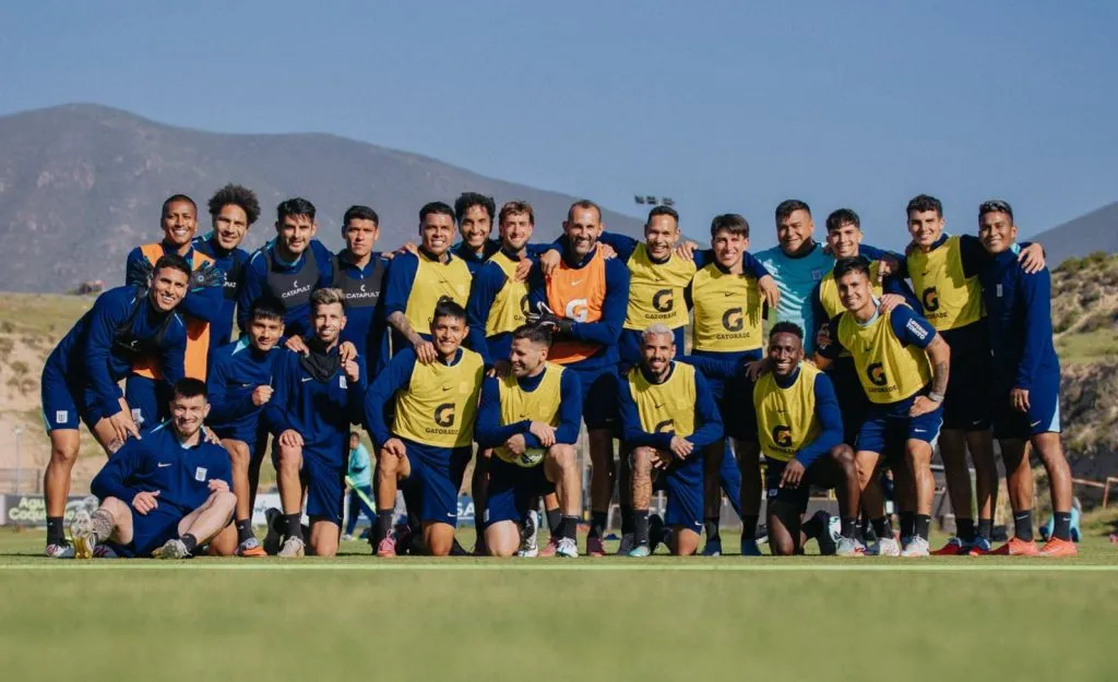 Alianza Lima entrenó en el complejo Las Rosas en Coquimbo. Foto: Alianza Lima.
