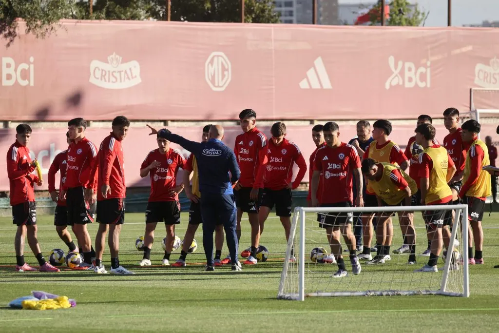 La selección chilena se concentra en Juan Pinto Durán. Foto: Dragomir Yankovic/Photosport