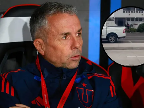 Periodista pilla a Gustavo Álvarez en plena cábala playera con la U