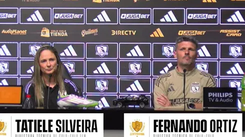 Los entrenadores de Colo Colo dieron una conferencia en conjunto