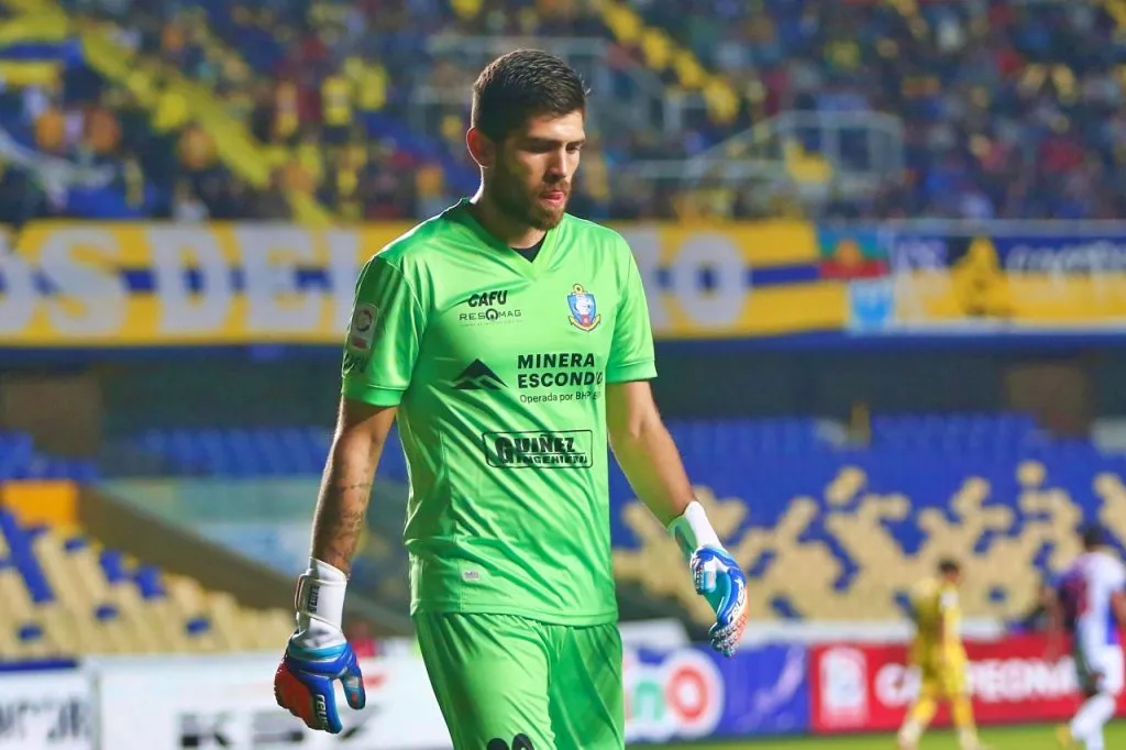 Agustín Rossi durante su paso por Antofagasta en 2019 (Photosport)