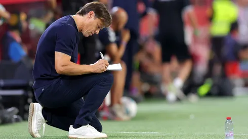 Matías Almeyda analiza el presente de Sevilla.