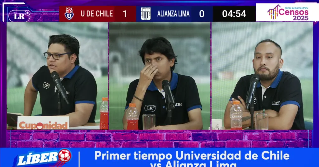 La reacción de Diario Líbero al gol de Lucas Assadi. Foto: Captura Líbero.