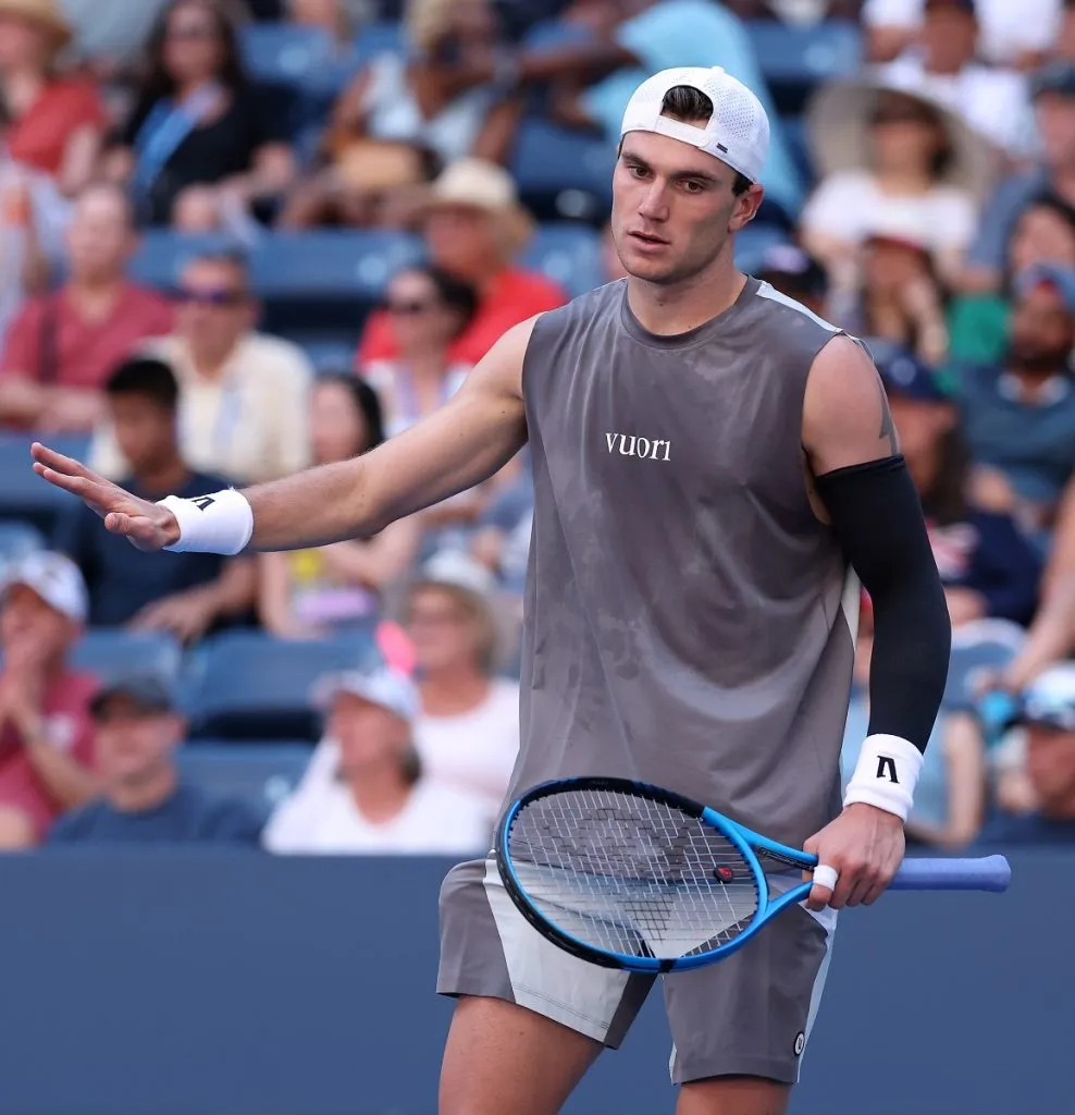 Jack Draper durante su último partido en el US Open (Getty Images).