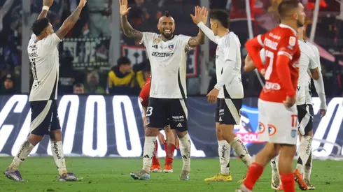 Arturo Vidal fue una de las figuras de Colo Colo ante Deportes Iquique.