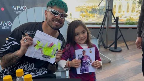 La pequeña hincha de Coquimbo con su carta para el Mono Sánchez