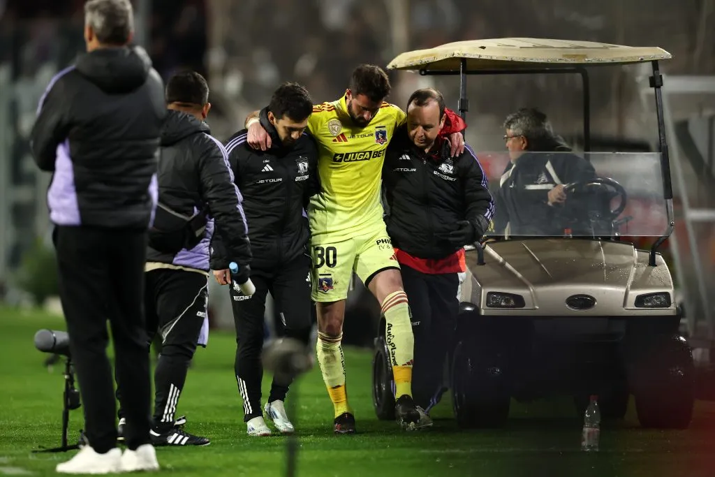 Fernando de Paul salió con mucho dolor. (Javier Torres/Photosport).