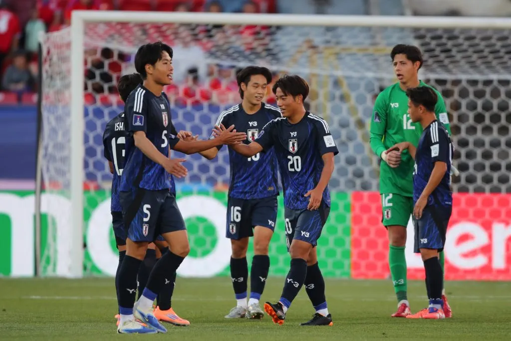Japón sacó cuentas alegres y tres puntos en el debut del Grupo A en el Mundial Sub 20 de Chile 2025. (Jonnathan Oyarzun/Photosport).
