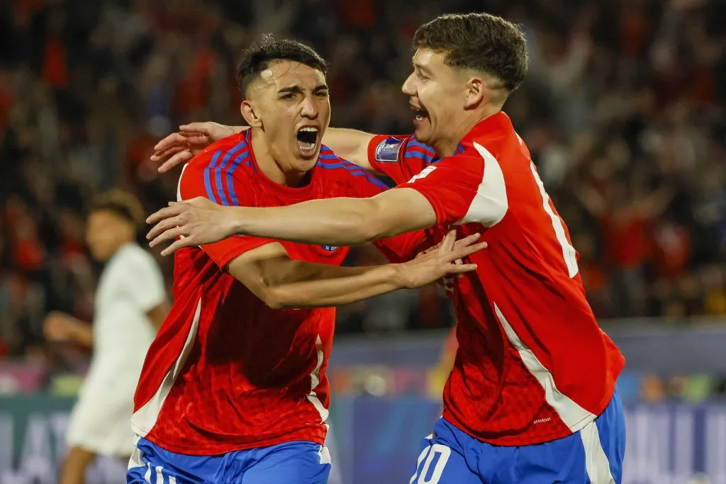 Millán abrió la cuenta para Chile. Imagen: Photosport