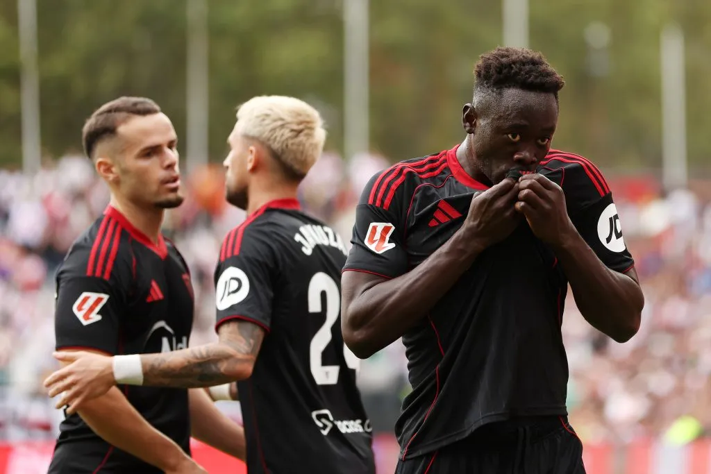 Akor Adams marcó el gol de Sevilla. (Photo by Florencia Tan Jun/Getty Images)