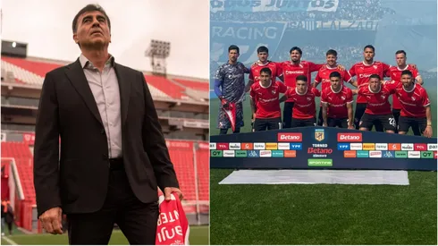 Gustavo Quinteros debutó con Independiente ante Racing.